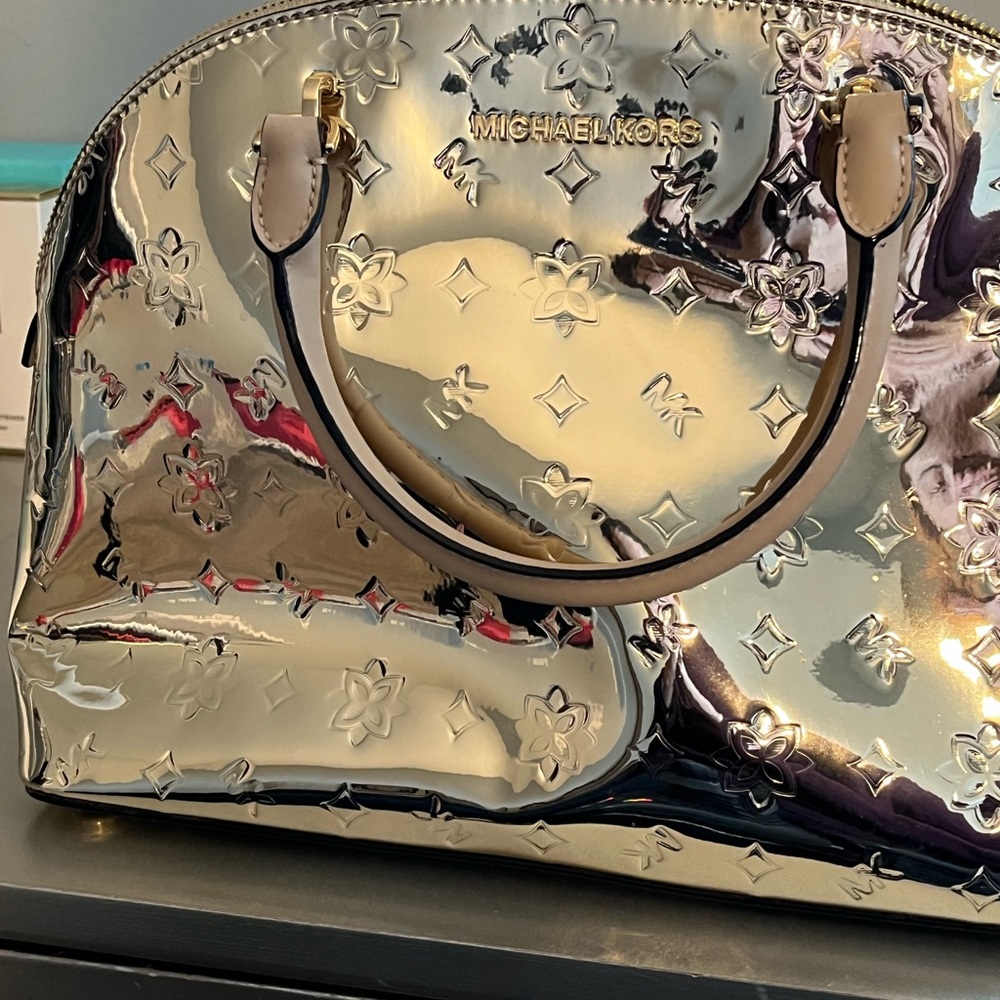 Michael Kors Emmy Gold Medium Satchel